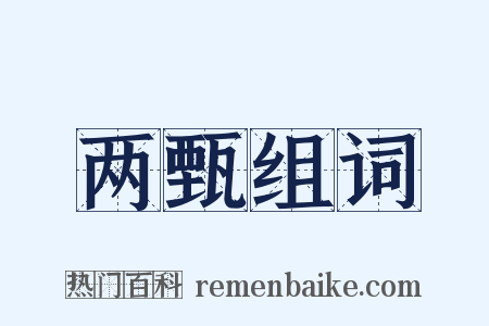 两甄组词是什么意思的图片